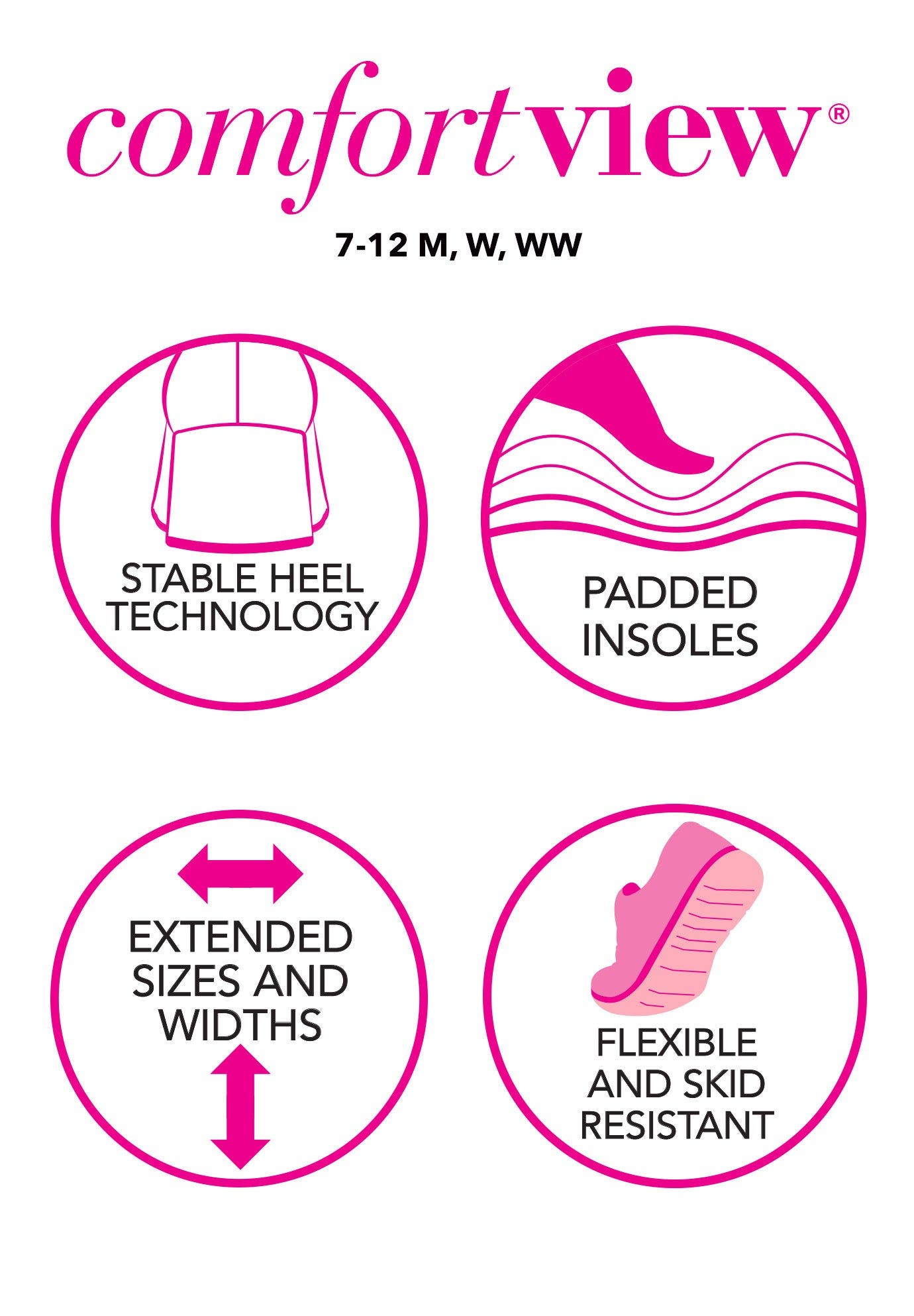 Comfortview The Emmi Flat, Alternate, color, Rose Mist