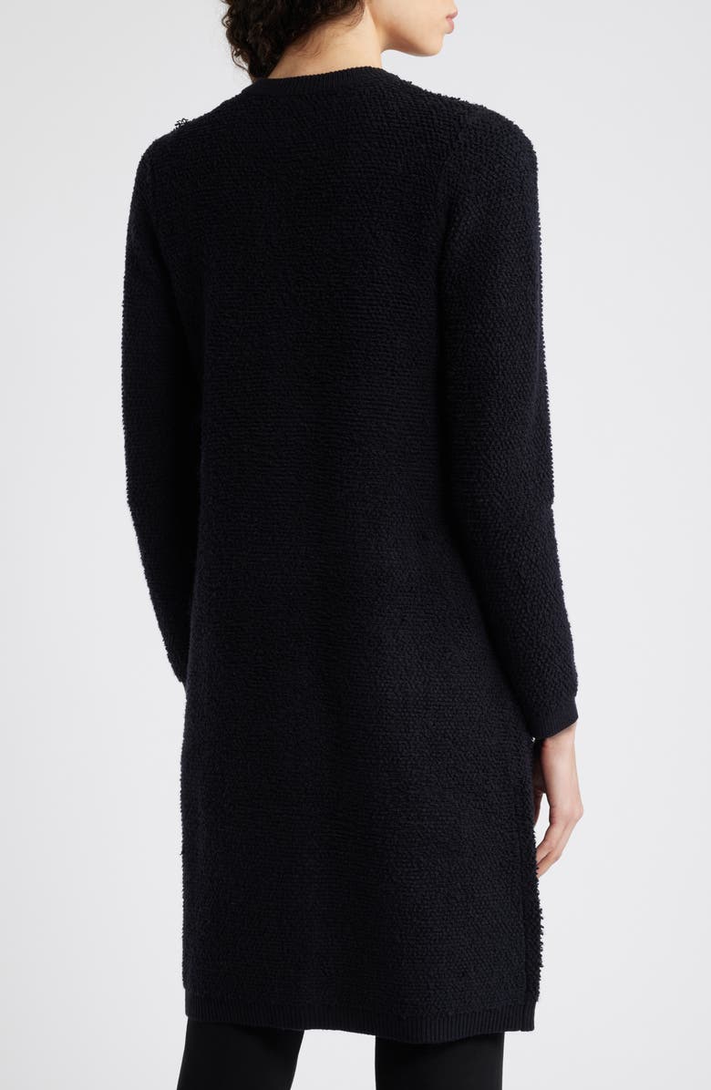 Anne Klein Long Bouclé Cardigan, Alternate, color, 