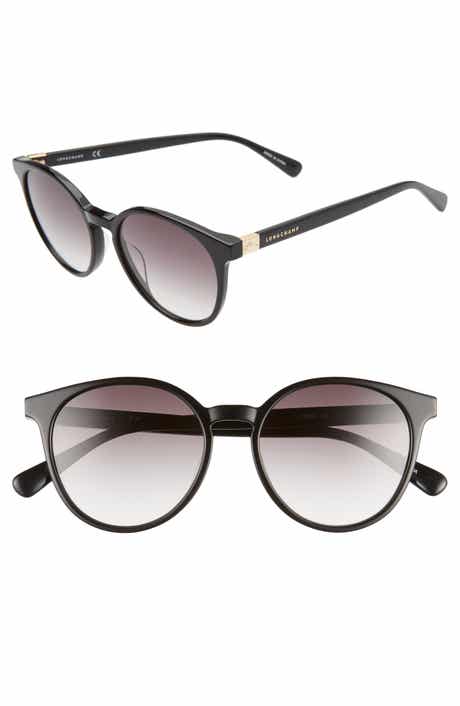 Longchamp Le Pliage 51mm Gradient Round Sunglasses