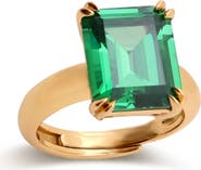 RETRO CHIC Lime Glow Ring