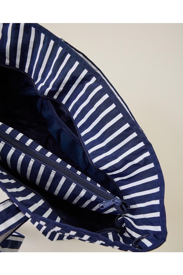Packable Park Carryall, Alternate, color, Navy Stripe