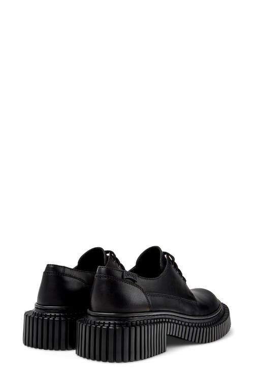 Camper Pix Berlin Lace-up Platform Derby Shoes In Animal Print
