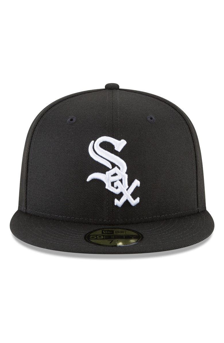 New Era Men's New Era Black Chicago White Sox 59FIFTY Fitted Hat, Alternate, color, 
