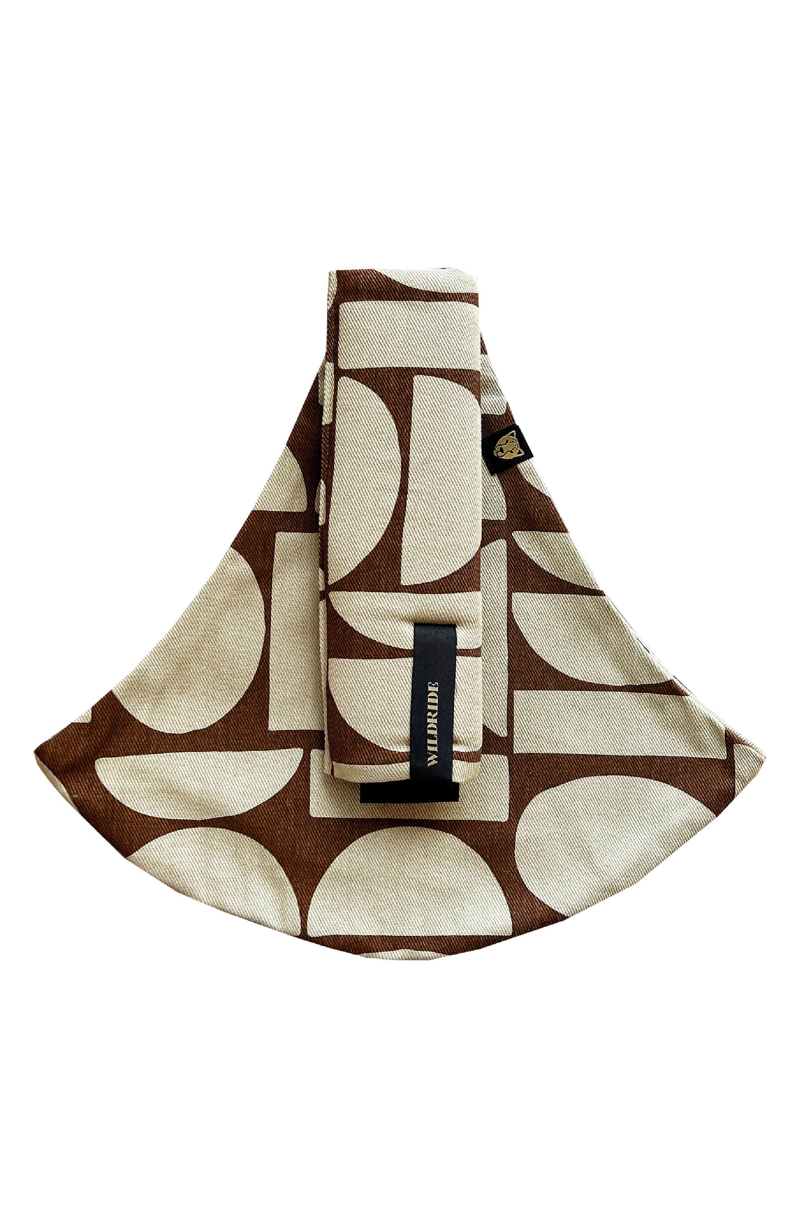 WILDRIDE Toddler Carrier in Beige/Dark Copper Pattern 