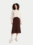 Gobi Cashmere A-Line Cashmere Knitted Skirt