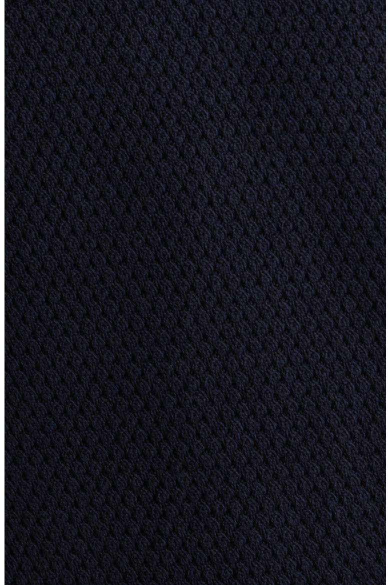 Jiuseppe Silk & Cotton Polo, Alternate, color, DARK BLUE