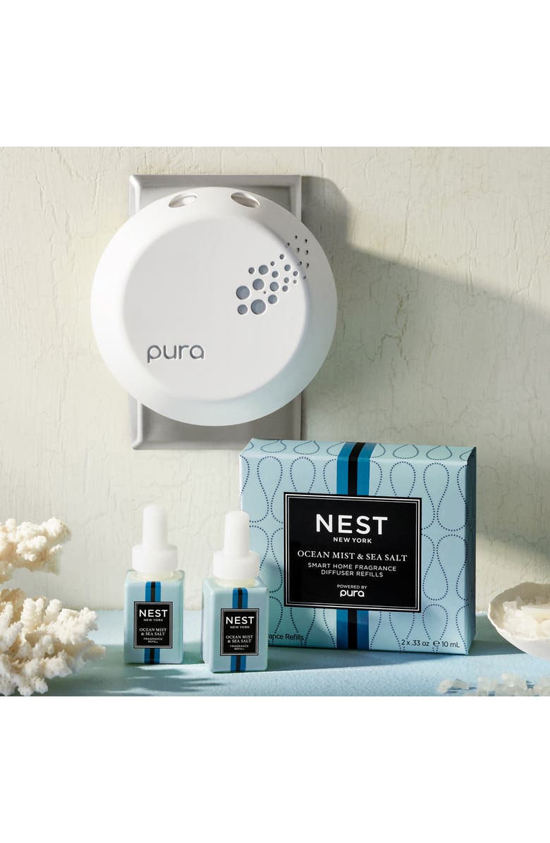 NEST New York x Pura Home Fragrance Diffuser Refill Duo, Alternate, color, Ocean Mist Sea Salt