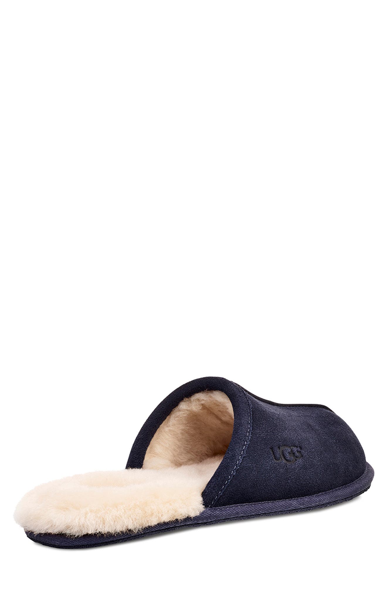 Scuff Slipper, Alternate, color, TRUE NAVY