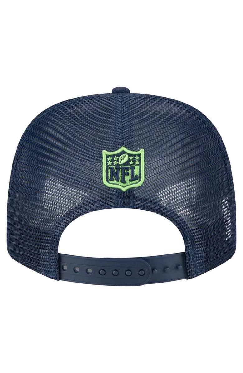 New Era Men's New Era  College Navy Seattle Seahawks Team Collection 9SEVENTY Stretch-Snap Adjustable Hat, Alternate, color, 