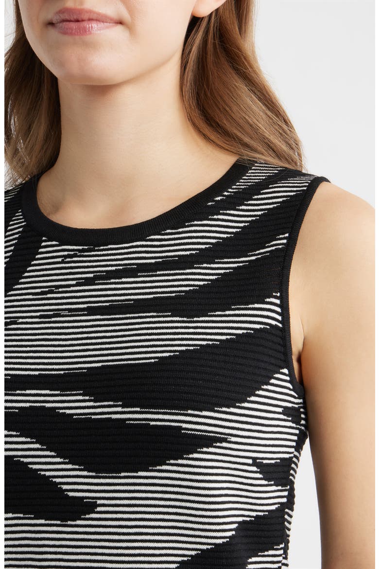 Graphic Tank, Alternate, color, ANNE BLACK/ WHITE DOVE