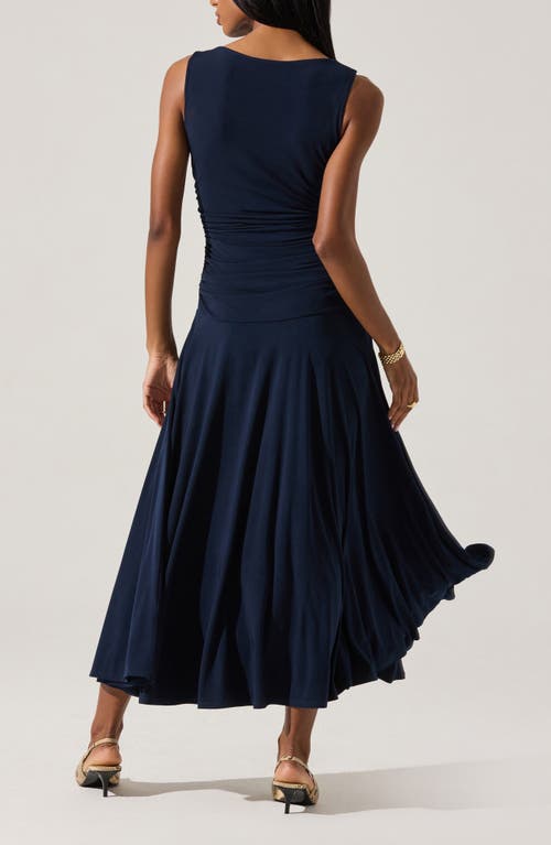 Astr The Label Melisandre Sleeveless A-line Dress In Blue