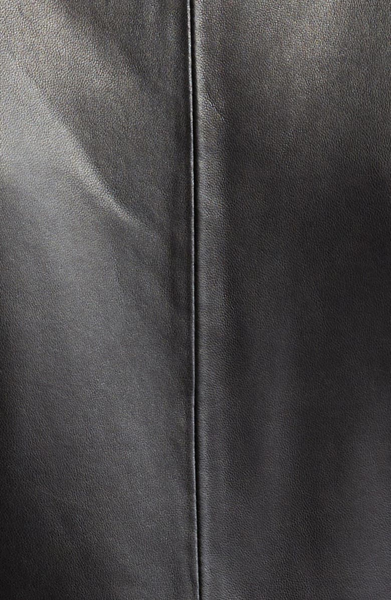 Veronica Beard Tamara Leather Vest, Alternate, color, 