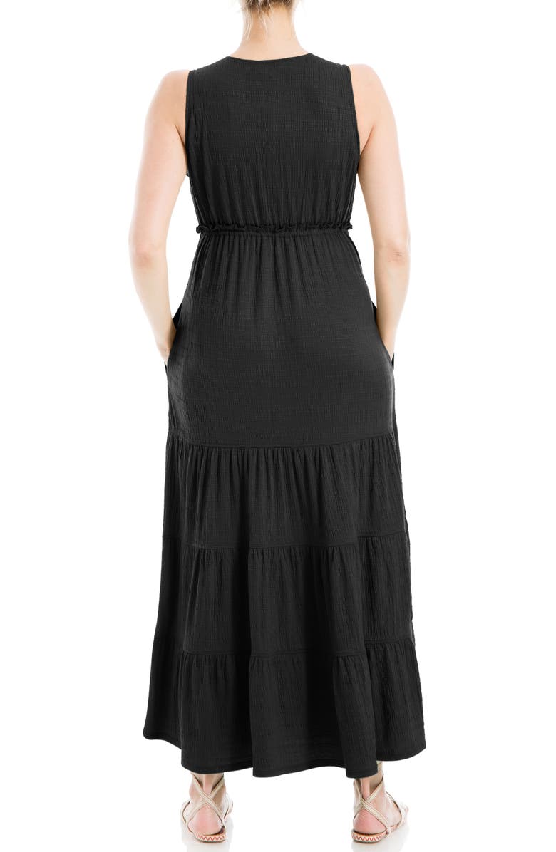 MAX STUDIO Tassel Tie Maxi Dress, Alternate, color,