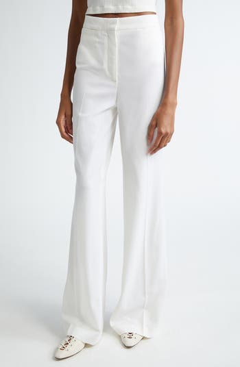 Stella McCartney Iconic Stretch Wool Flare Leg Pants | Nordstrom
