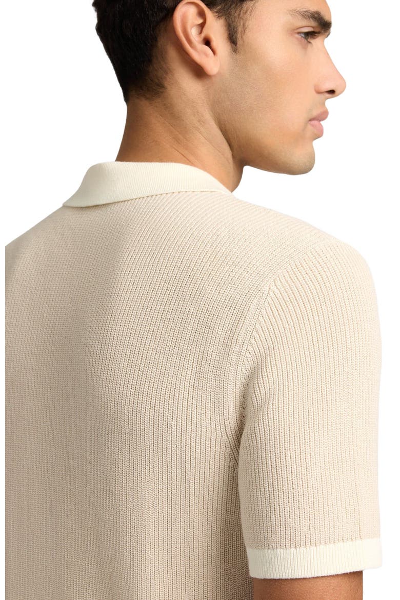 Cotton Linen Button Up Sweater, Alternate, color, STONE/EGRET