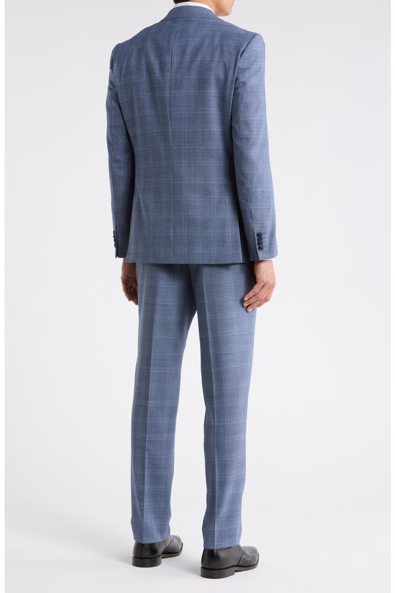 Stretch Wool Blend Suit, Alternate, color, BLUE