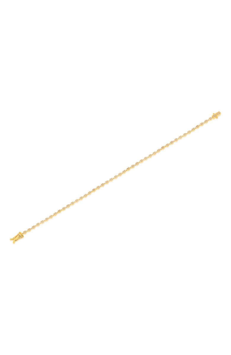 EF Collection Diamond Eternity Bracelet, Main, color, 14K Yellow Gold