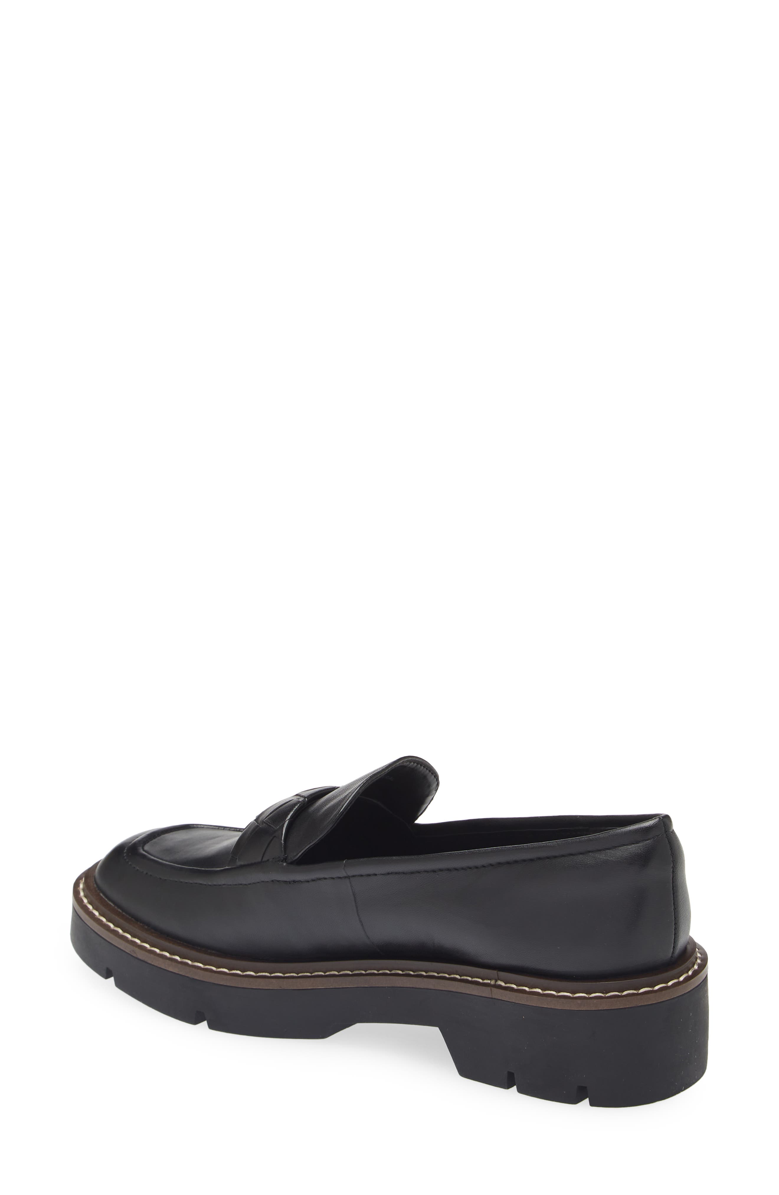 Nordstrom Torie Platform Loafer, Alternate, color, Black