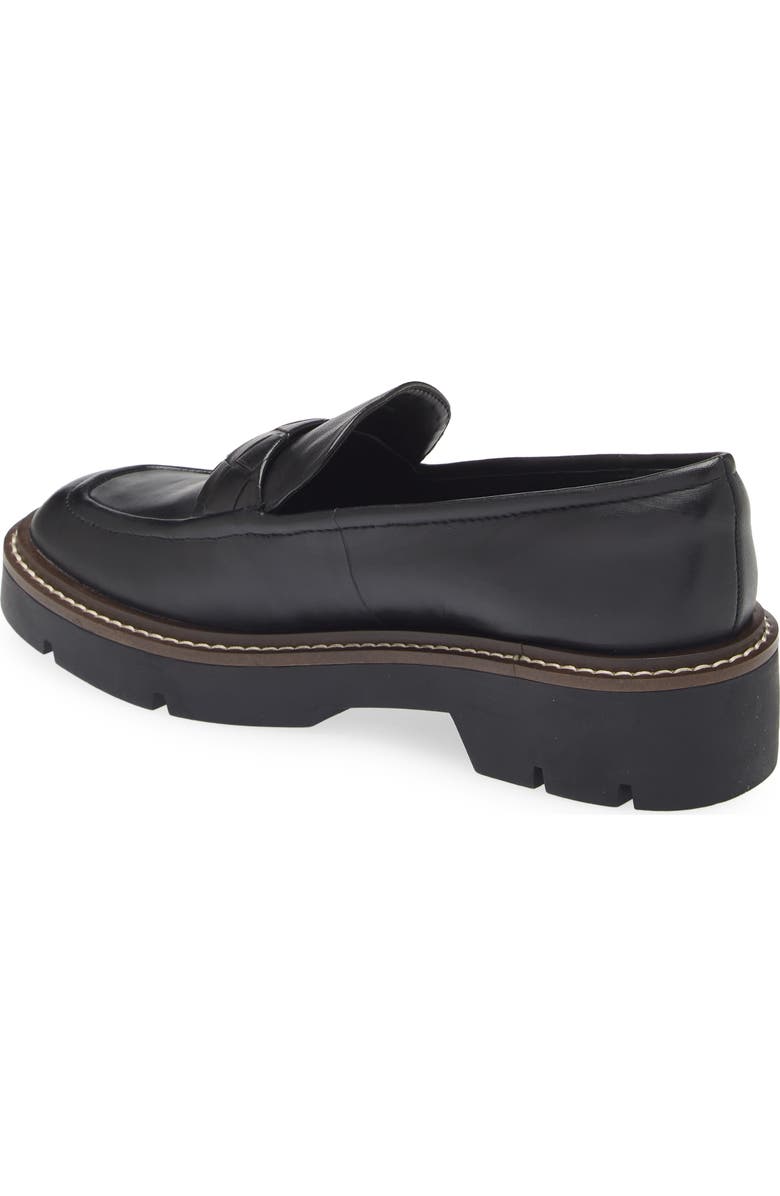 Nordstrom Torie Platform Loafer, Alternate, color, Black