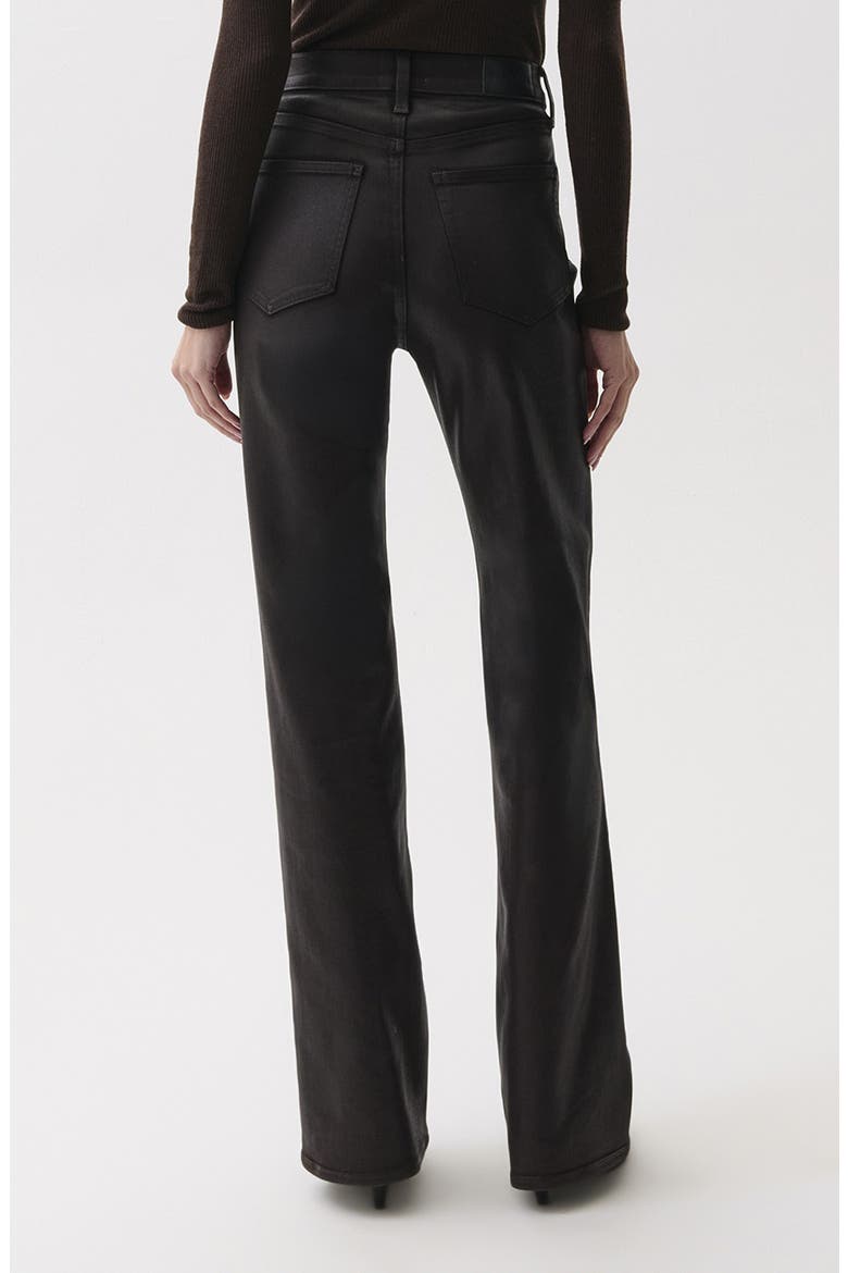Evie High Waist Flare Leg Jeans, Alternate, color, COATED MOCHA