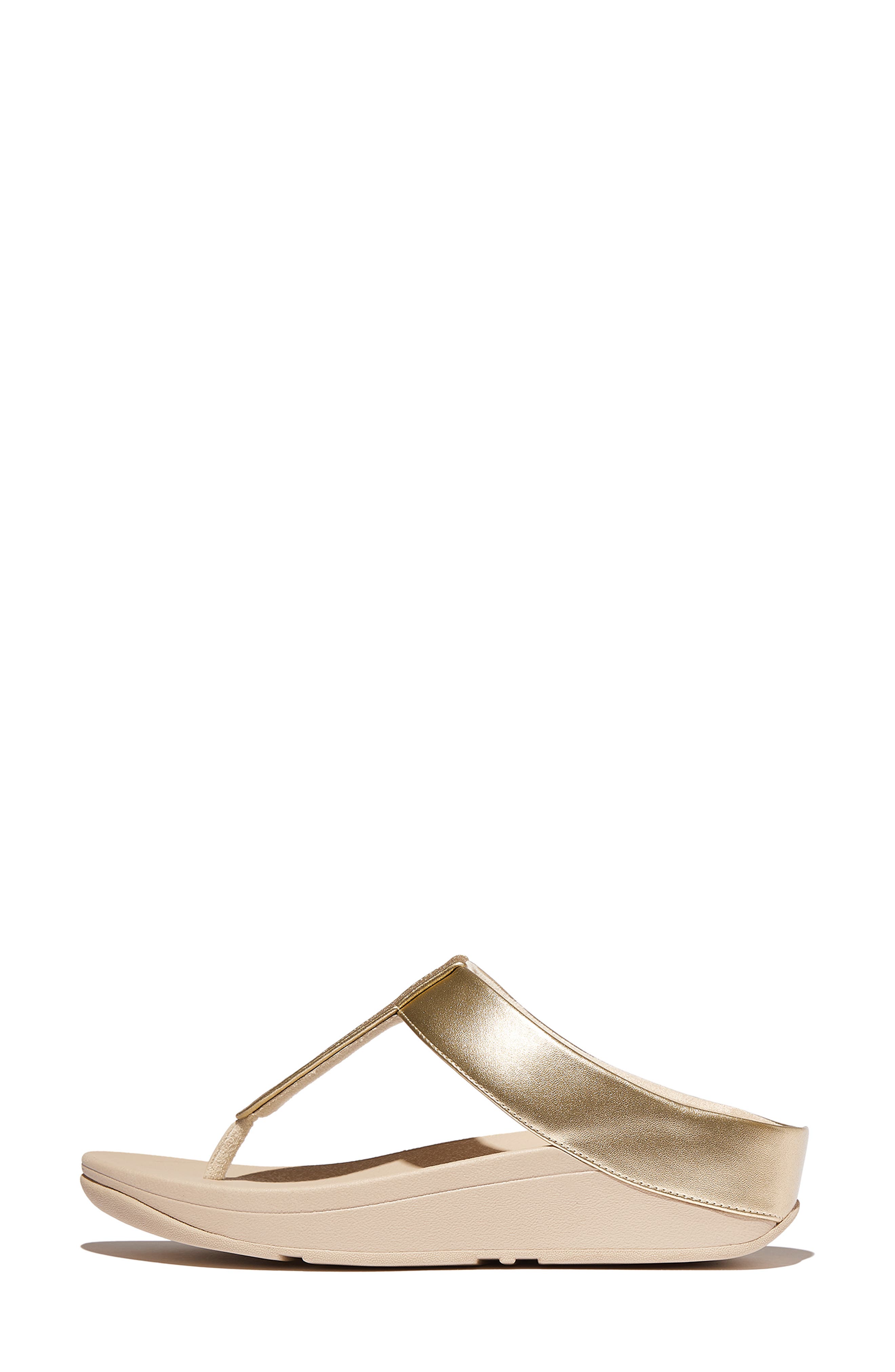 Fino Platform Wedge Flip Flop, Alternate, color, YELLOW