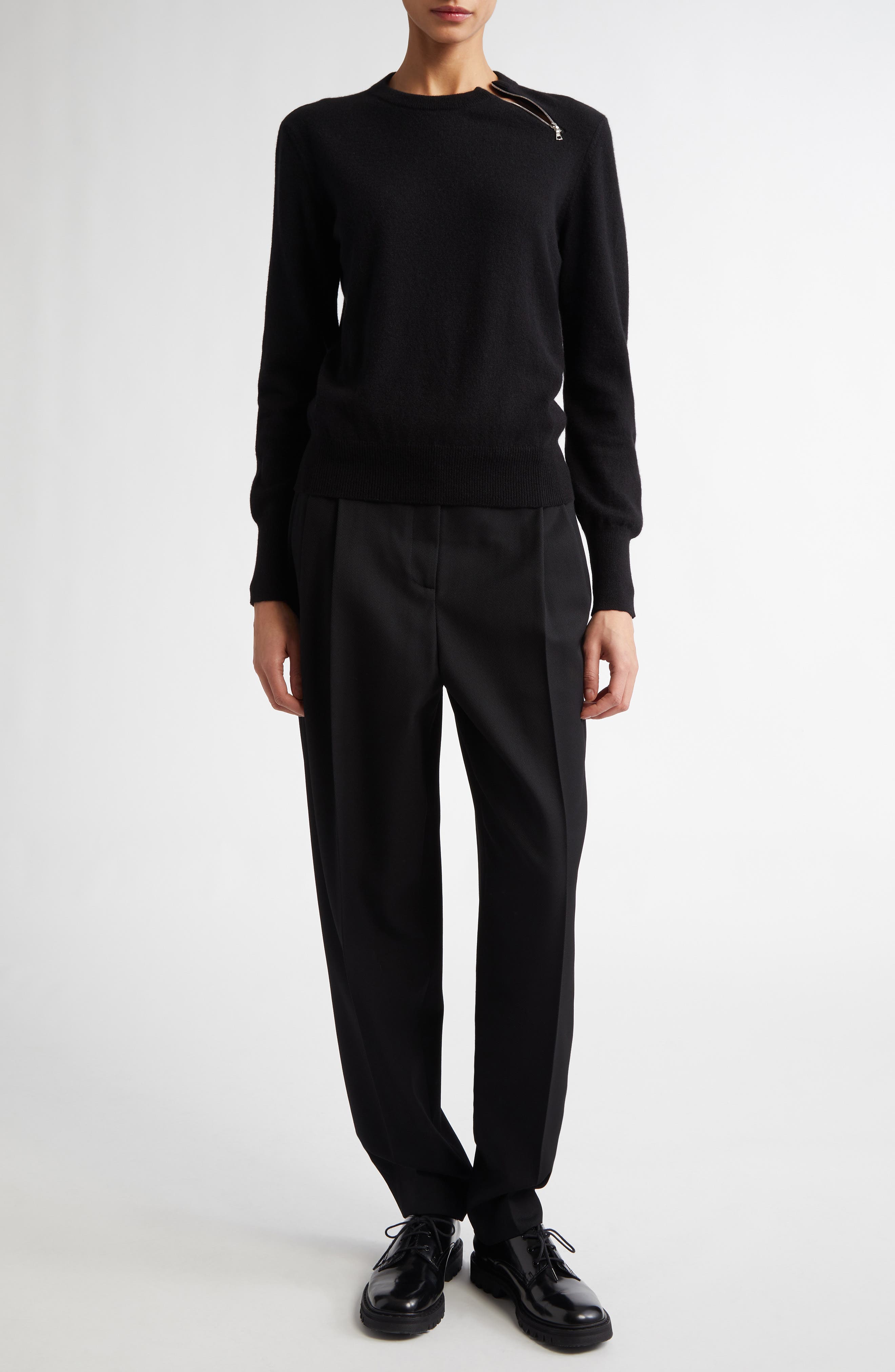 Bea Zip Cashmere Sweater - image 2