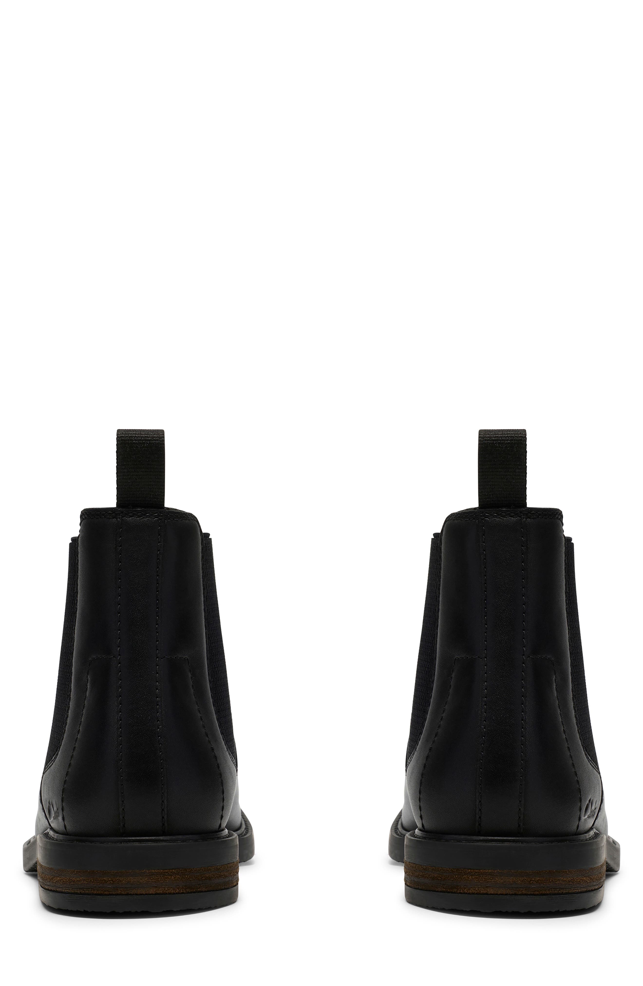 Jaxen Easy Chelsea Boot, Alternate, color, BLACK LEATHER