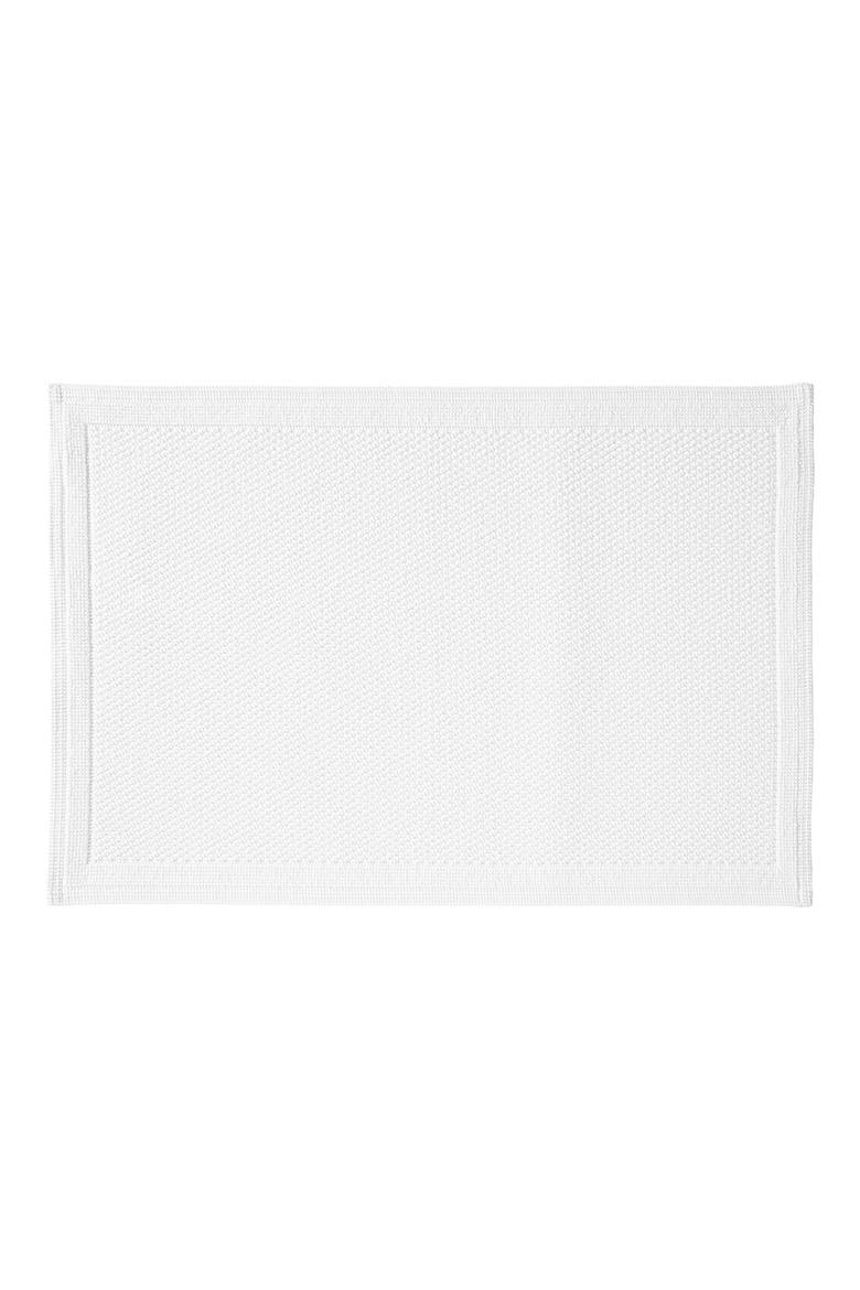 Cove Organic Cotton Bath Rug, Main, color, ALPINE WHITE