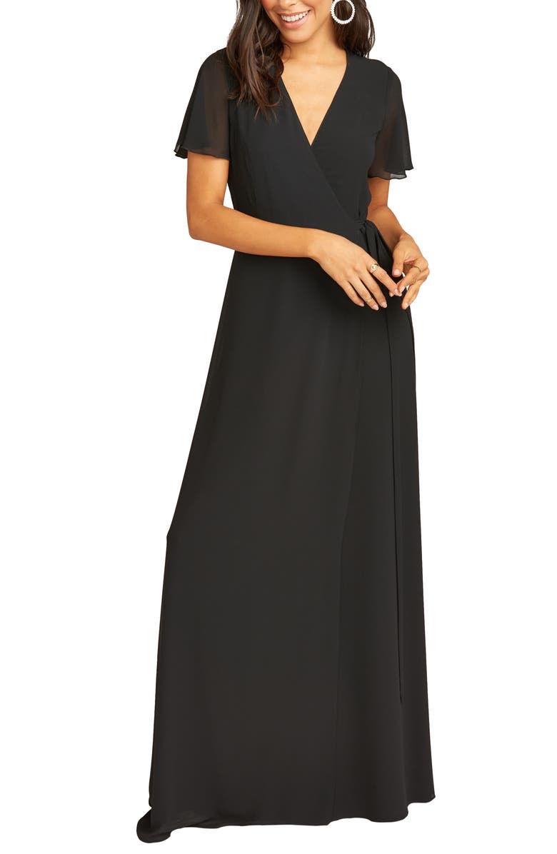 Show Me Your Mumu Noelle Wrap Dress, Main, color, 