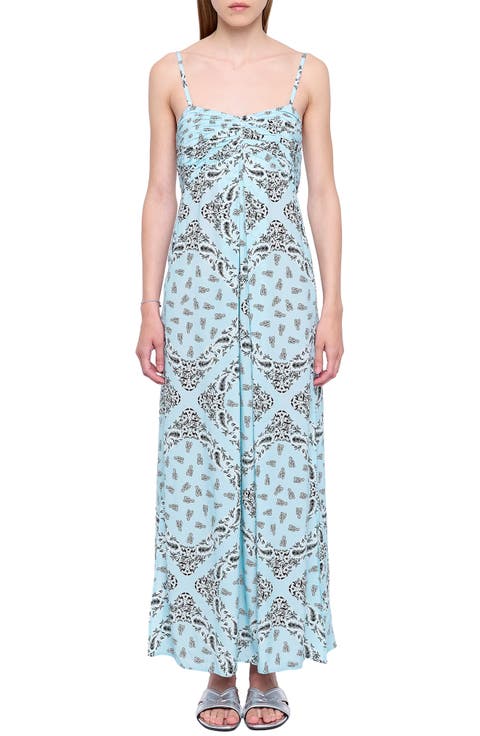 Rippie Soft Bandana Print Maxi Dress