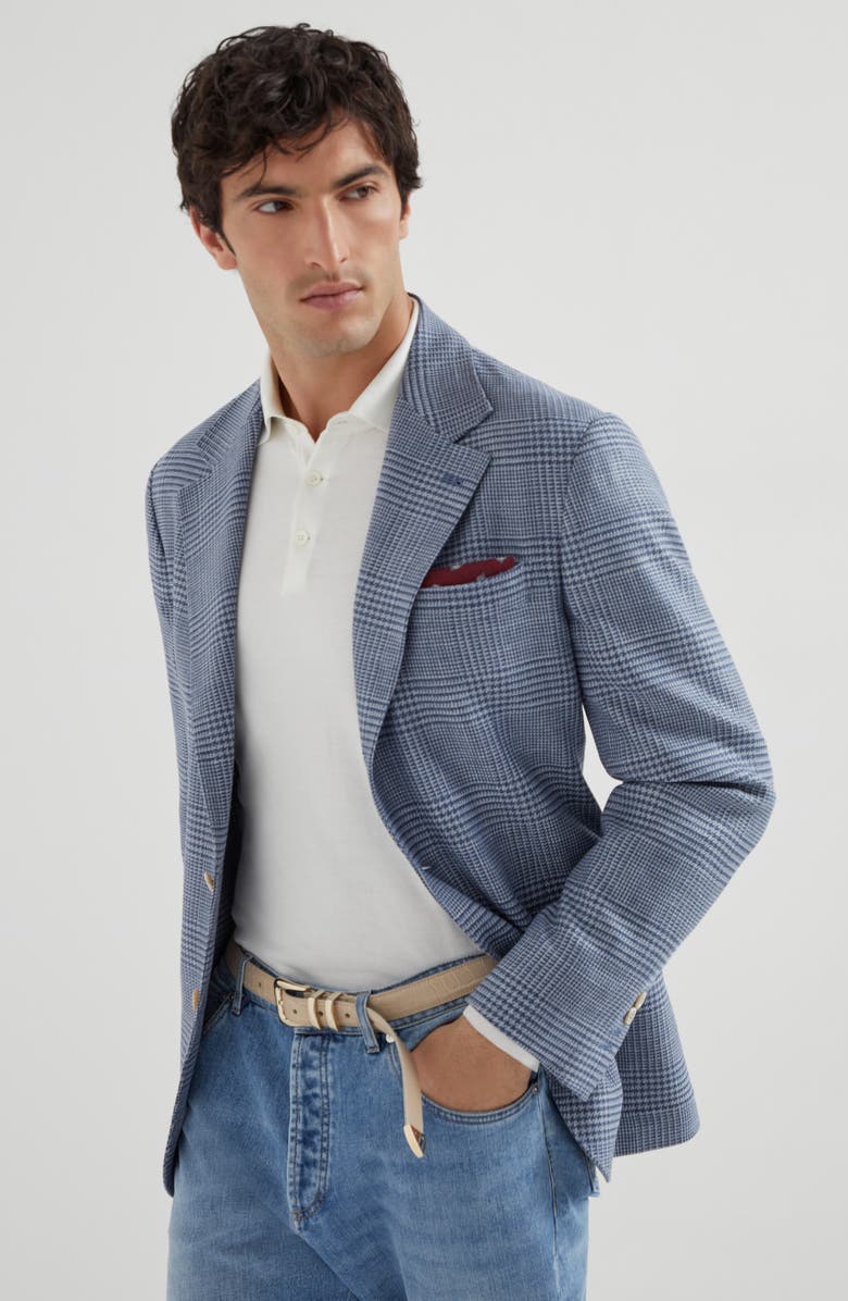 Brunello Cucinelli Polo-style sweater, Alternate, color, Panama