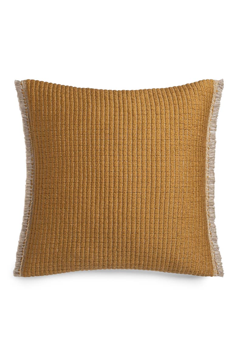 Sunrise Two-Tone Accent Pillow, Alternate, color, BEIGE