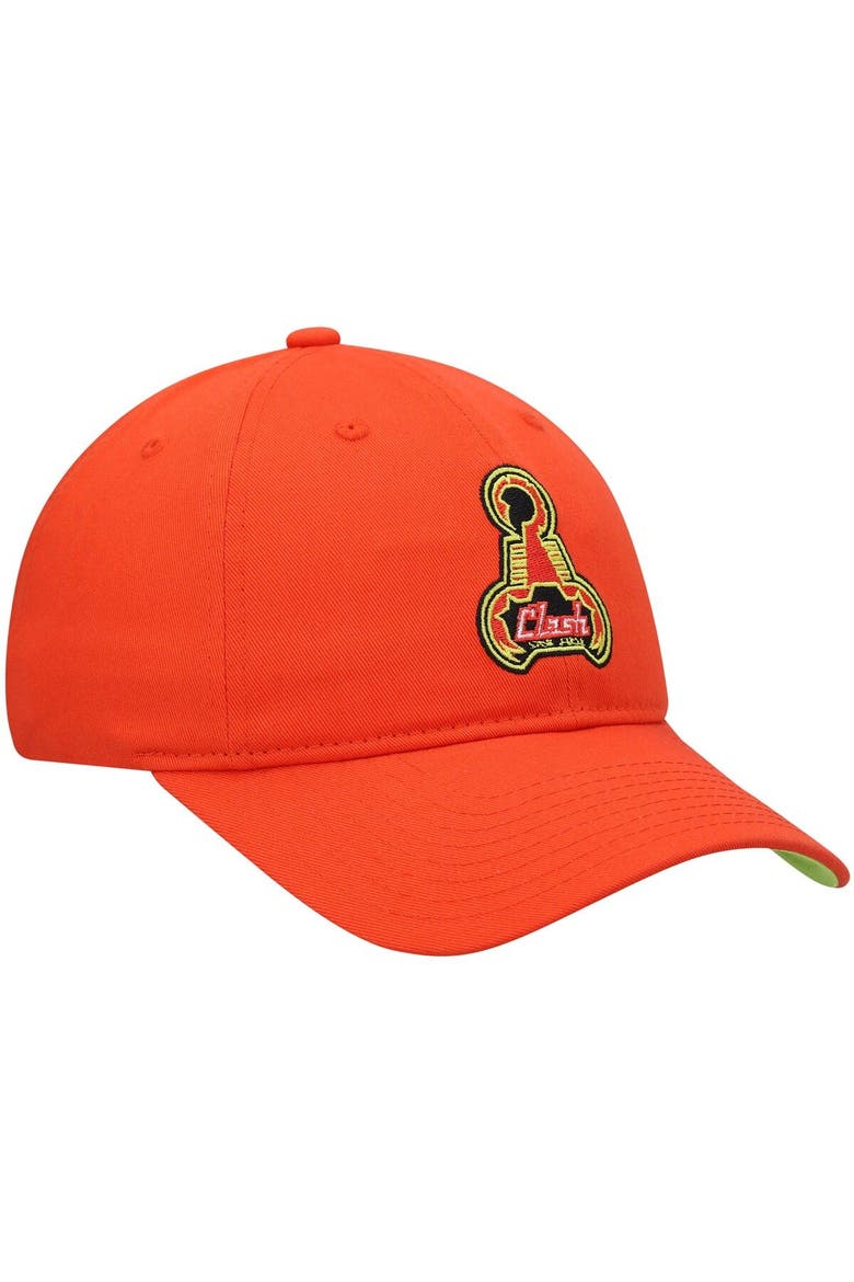 Men's Mitchell & Ness Orange San Jose Clash Adjustable Hat, Alternate, color, Orange