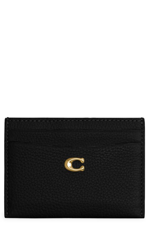 Essential Pebble Leather Card Case