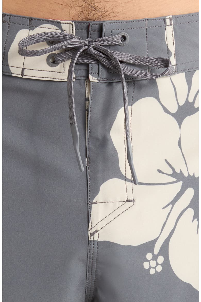 Print Classic Board Shorts, Alternate, color, GREY