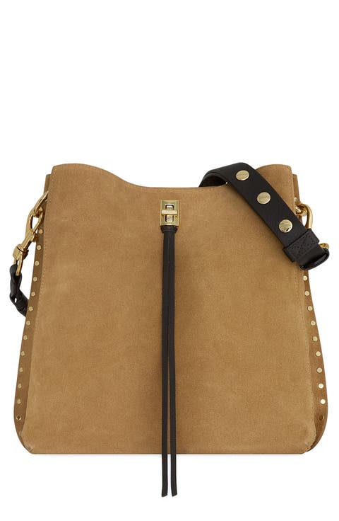 Darren Suede Shoulder Bag