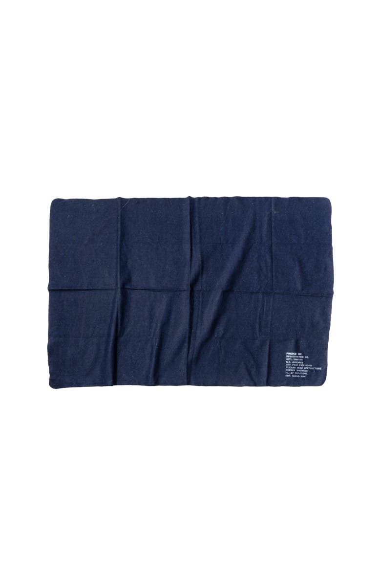 PUEBCO Felted Blanket, Main, color, Navy Blue