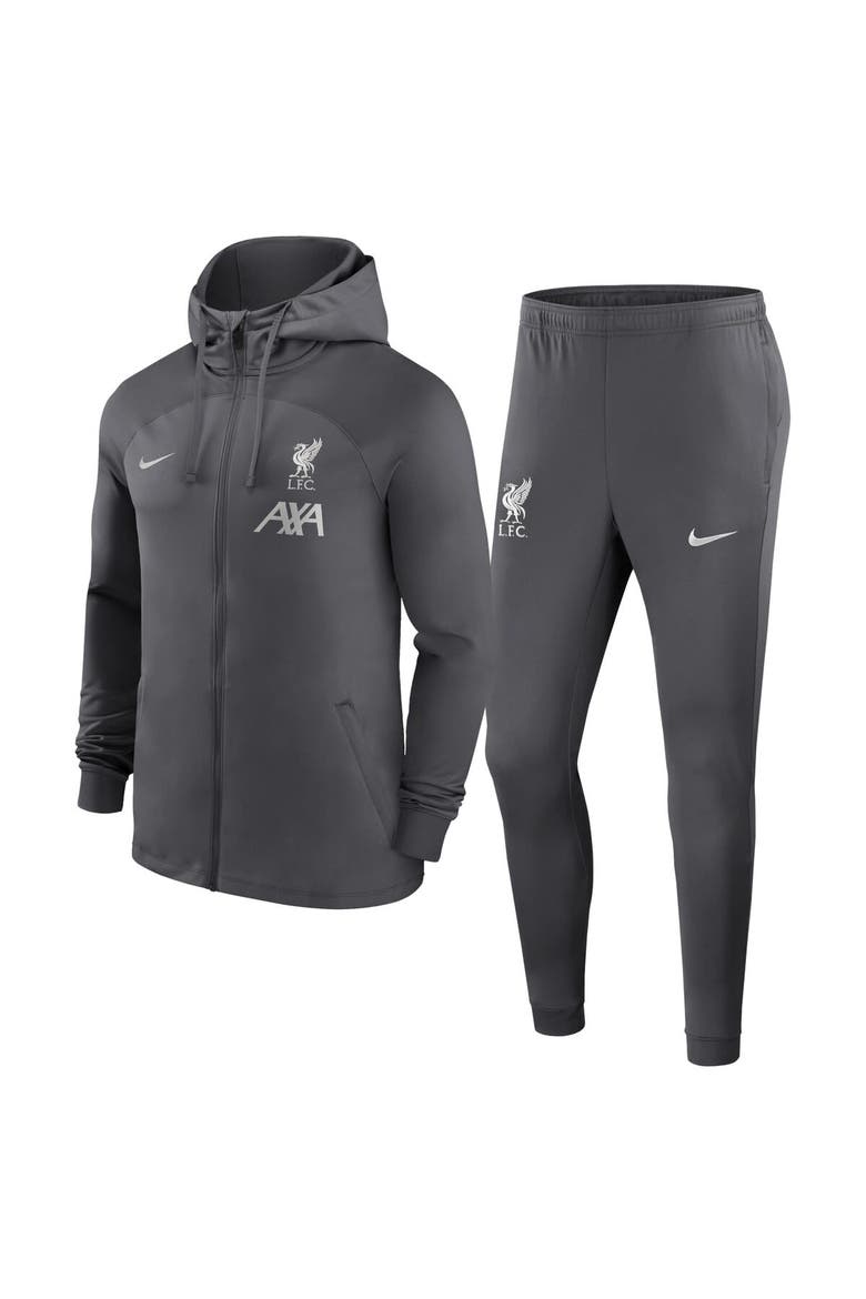 Men's Nike Anthracite Liverpool 2024/25 Strike Performance Track Suit, Alternate, color, Anthracite