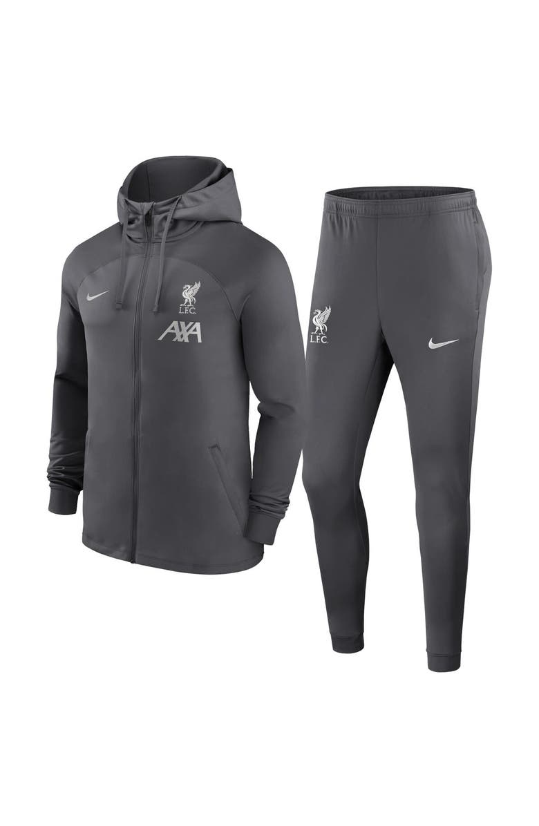 Nike Men's Nike Anthracite Liverpool 2024/25 Strike Performance Track Suit, Alternate, color, 