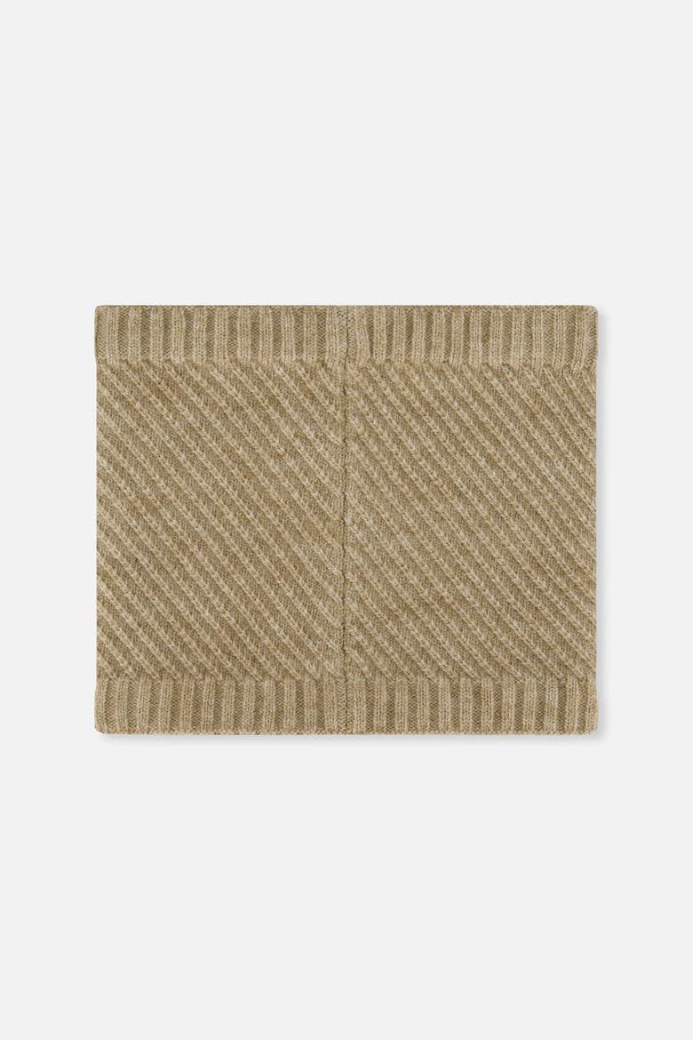 Winter Knit Fleece Lined Stretch Neckwarmer, Alternate, color, Taupe