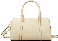 Tory Burch Mini T Monogram Leather Barrel Bag