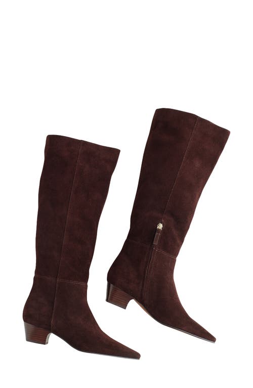 Madewell Lexie Knee High Boot In Brown