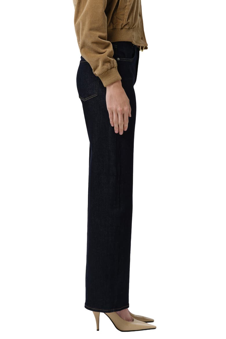 Annina High Waist Wide Leg Jeans, Alternate, color, INKY RINSE