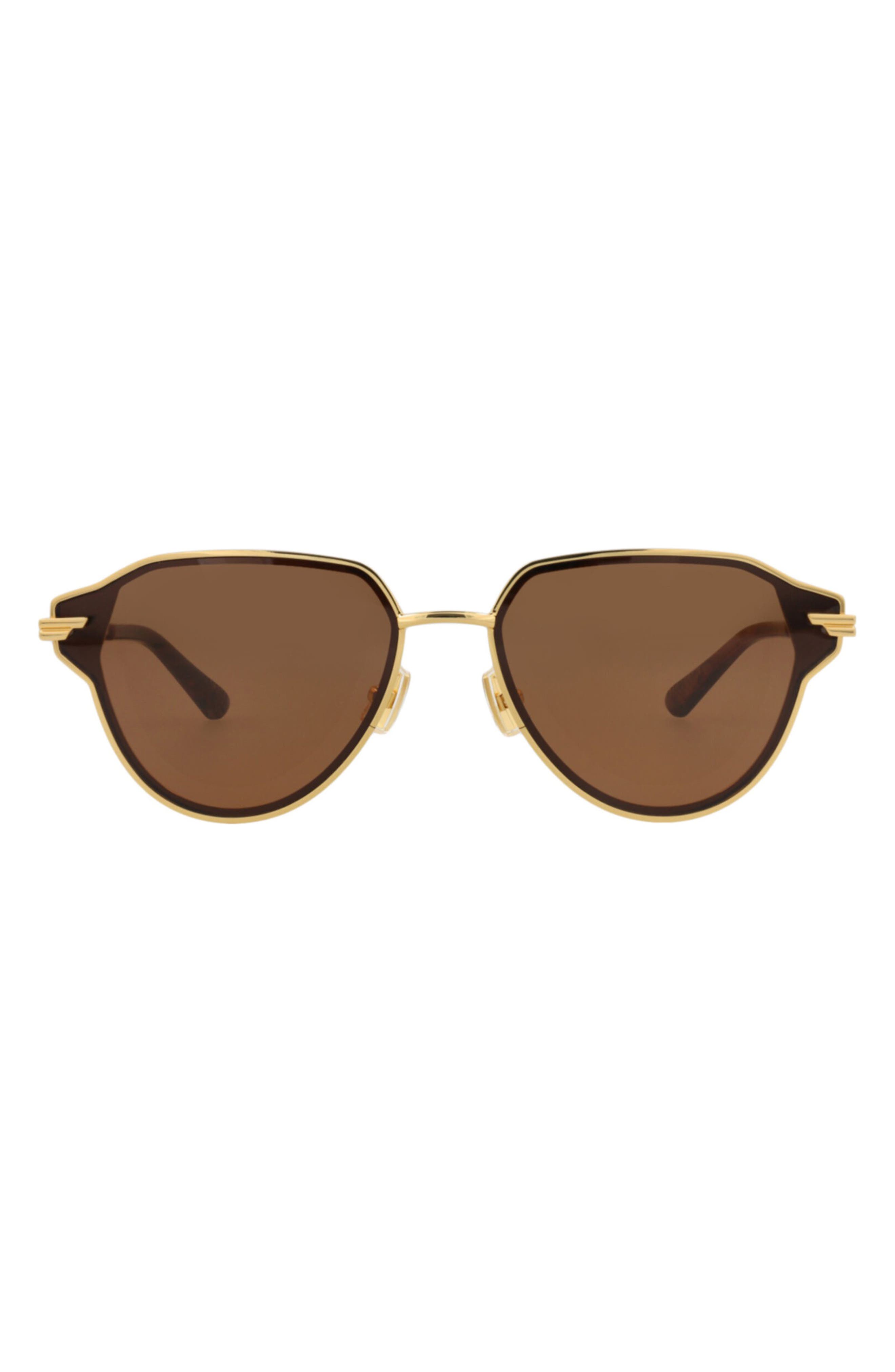 Bottega Veneta 63mm Aviator Sunglasses