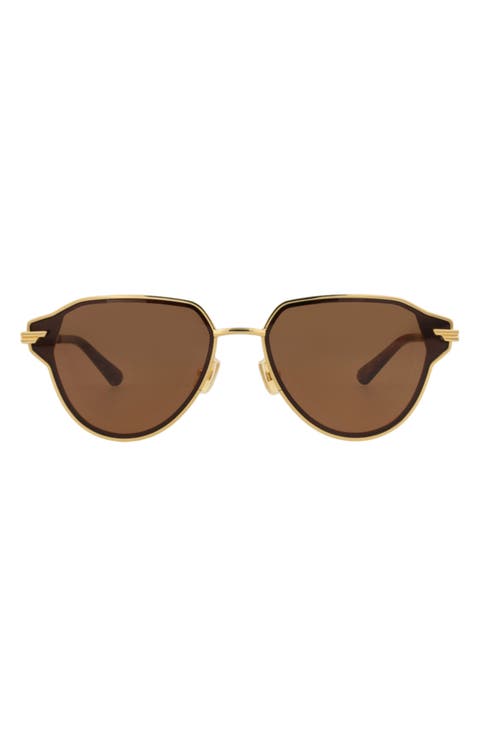63mm Aviator Sunglasses