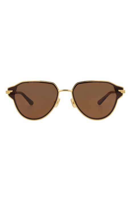Bottega Veneta 63mm Aviator Sunglasses