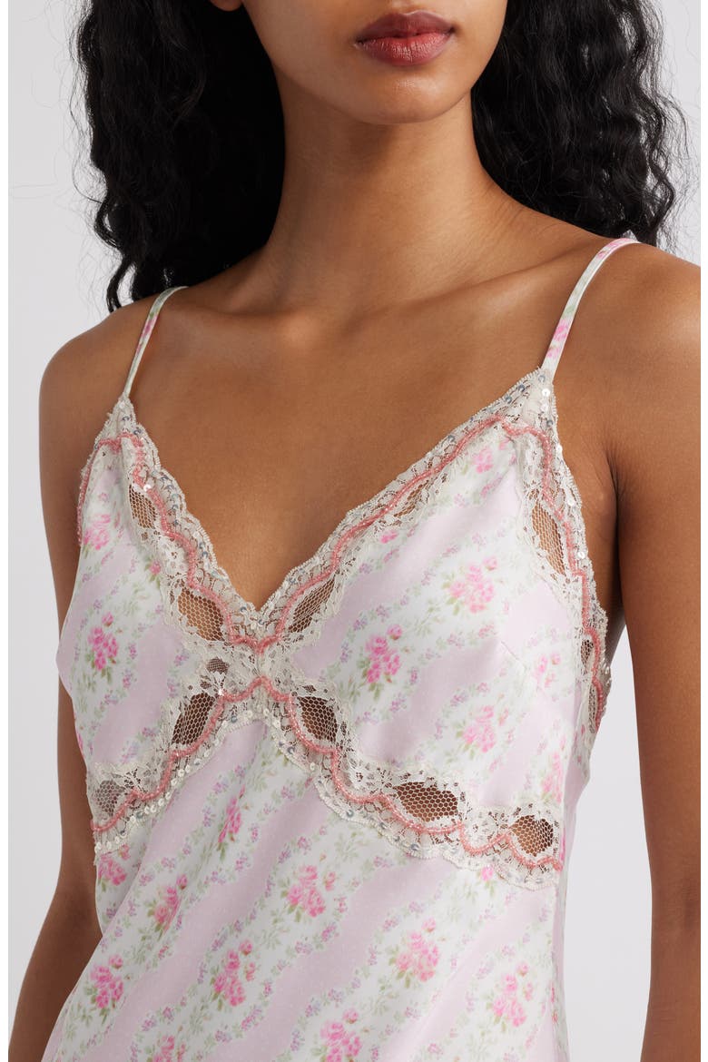 Idris Floral Maxi Slipdress, Alternate, color, LADY BLOSSOM