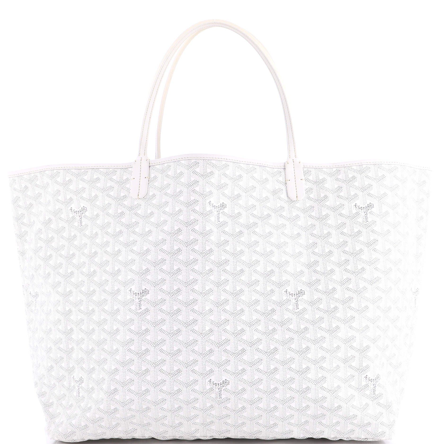 Pre-Owned Goyard Saint Louis Tote Coated Canvas GM, Main, color, Neutral