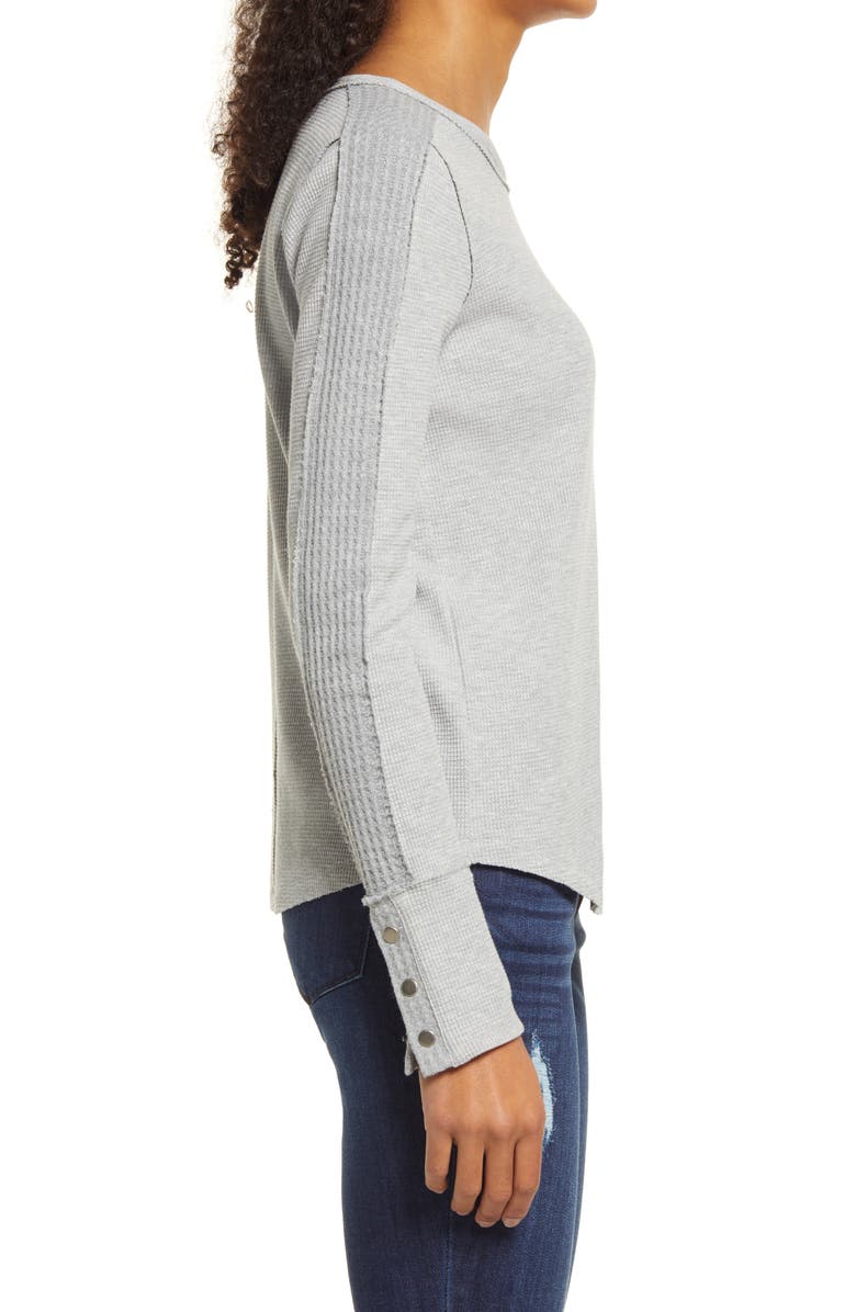 GIBSONLOOK Snap Sleeve Top, Alternate, color, 