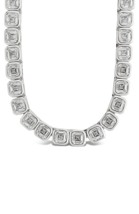 Helene Asscher Cut Tennis Necklace